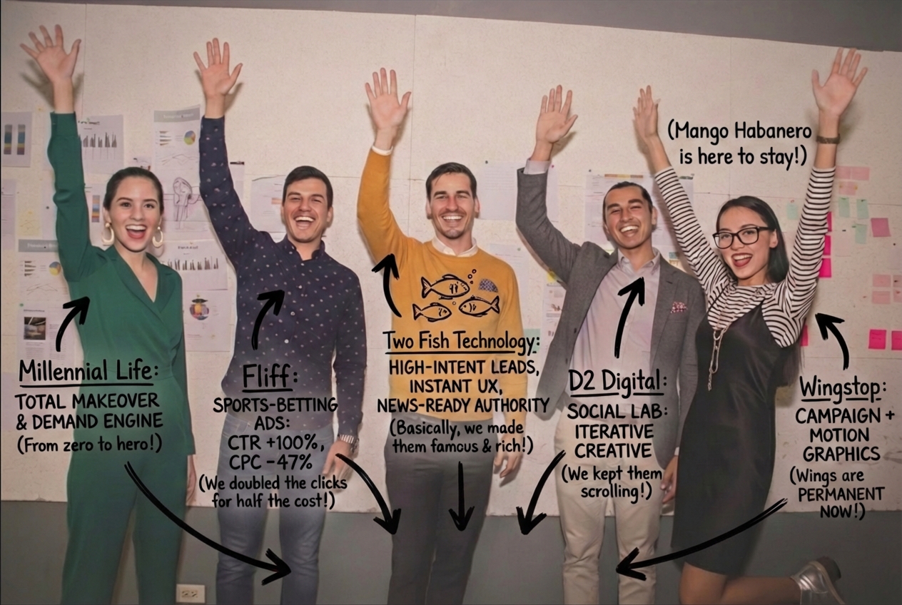 Branded Mayhem portfolio and case studies showcase Branded Mayhem portfolio and case studies showcase