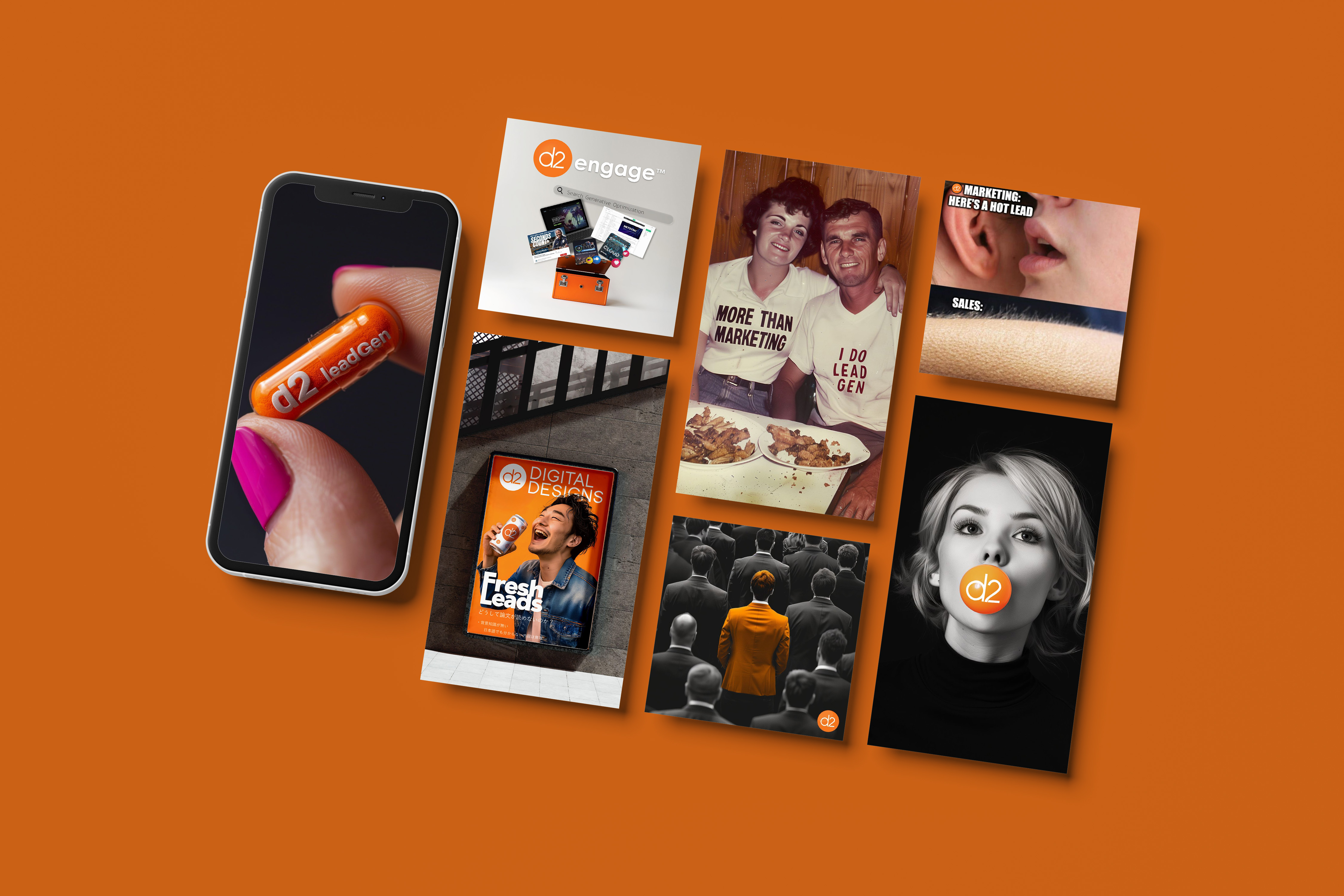 Social media video content mockup