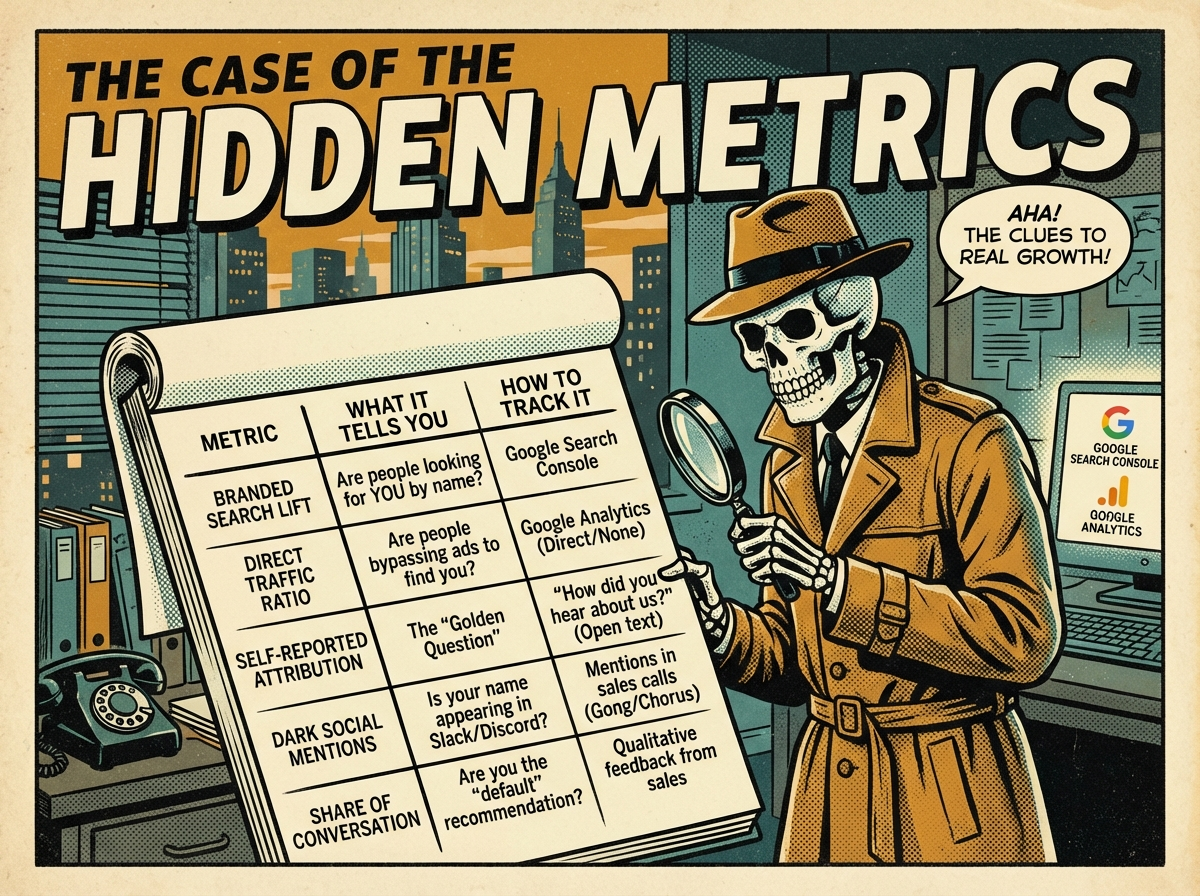 Dark Funnel Hidden Metrics Tracking Table